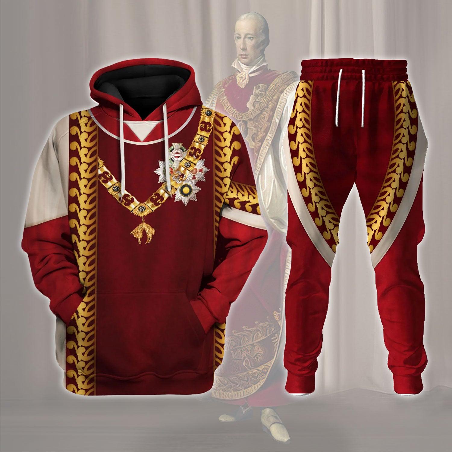 Francis II Holy Roman Emperor Costume Hoodie Sweatshirt T-Shirt Tracksuit