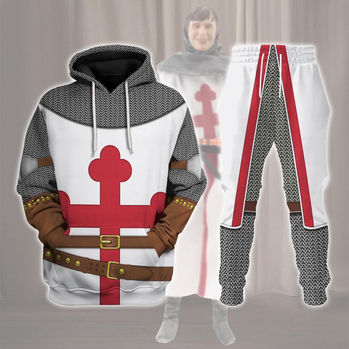 Galahad Knight Costume Hoodie Sweatshirt T-Shirt Tracksuit