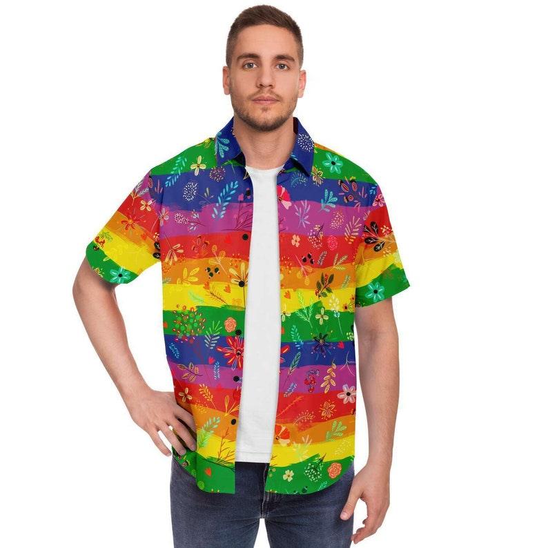 Gay Flower Hawaiian Shirt