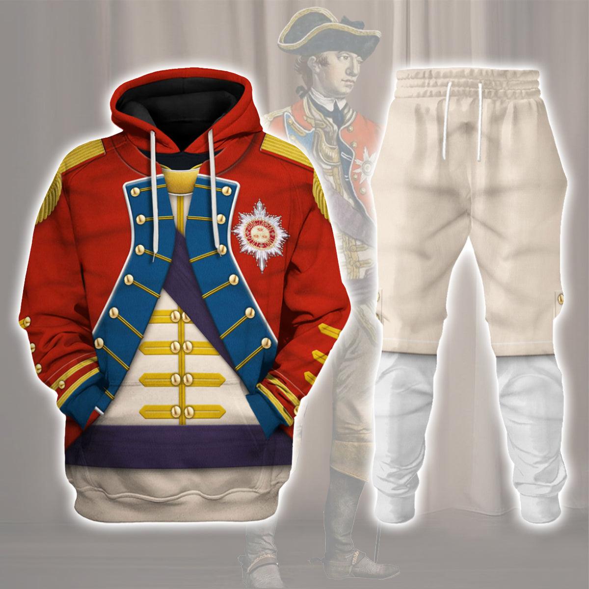 General Washington – The American Revolution Uniform All Over Print Hoodie Sweatshirt T-Shirt Tracksuit