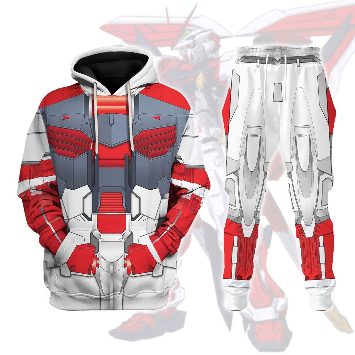 Gundam Astray Red Frame Costume All Over Print Tracksuit Hoodie