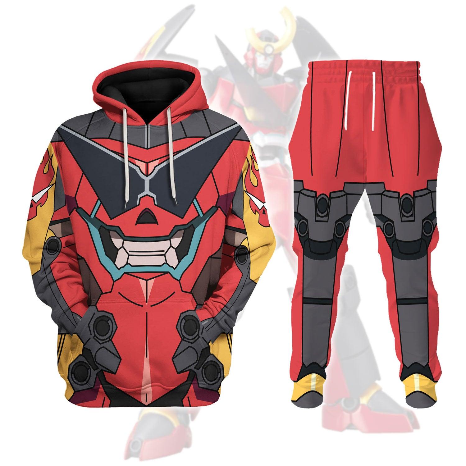 Gurren Lagann Robot Costume Hoodie Sweatshirt T-Shirt Tracksuit