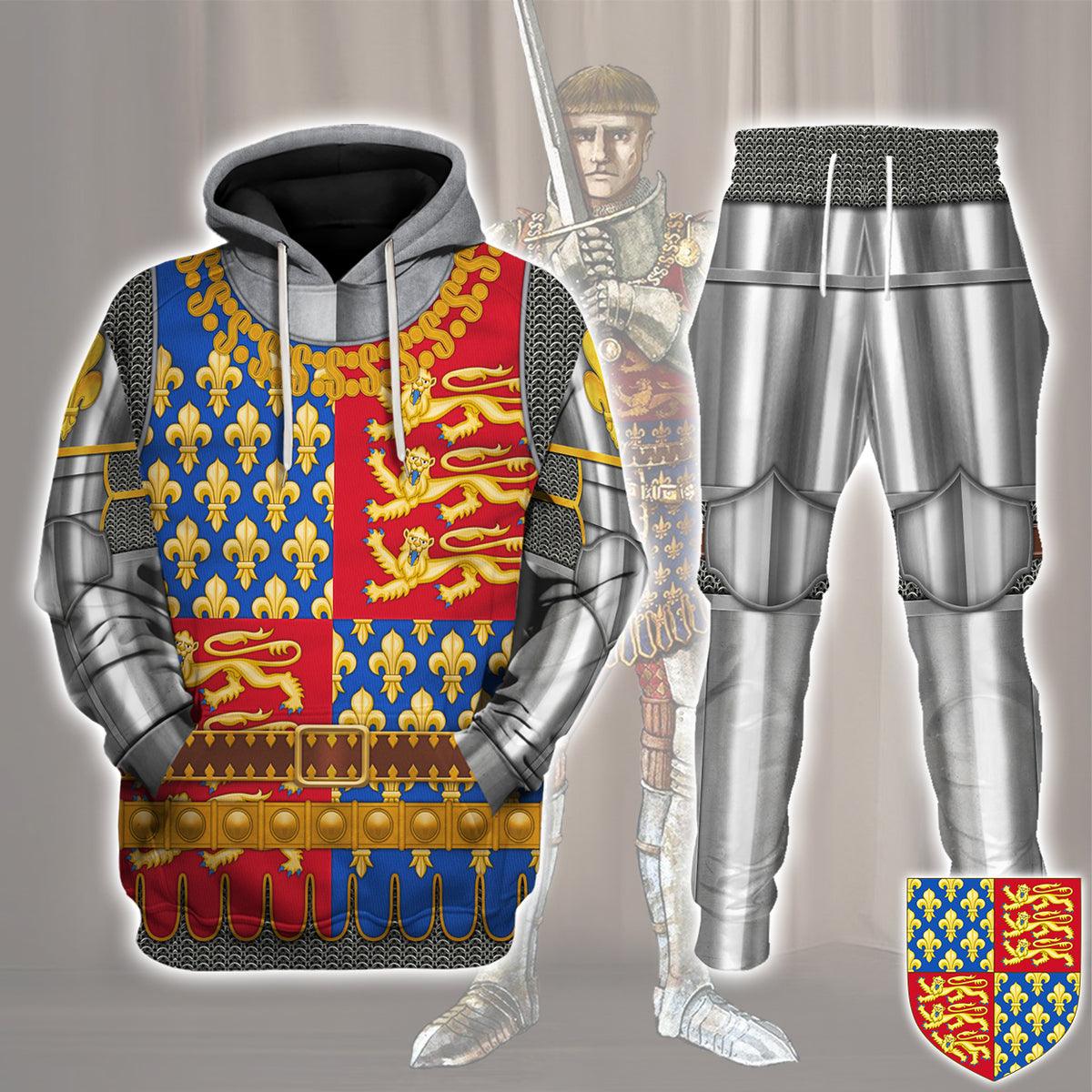 Henry IV Of England Amour Knights Costume Hoodie Sweatshirt T-Shirt Tracksuit