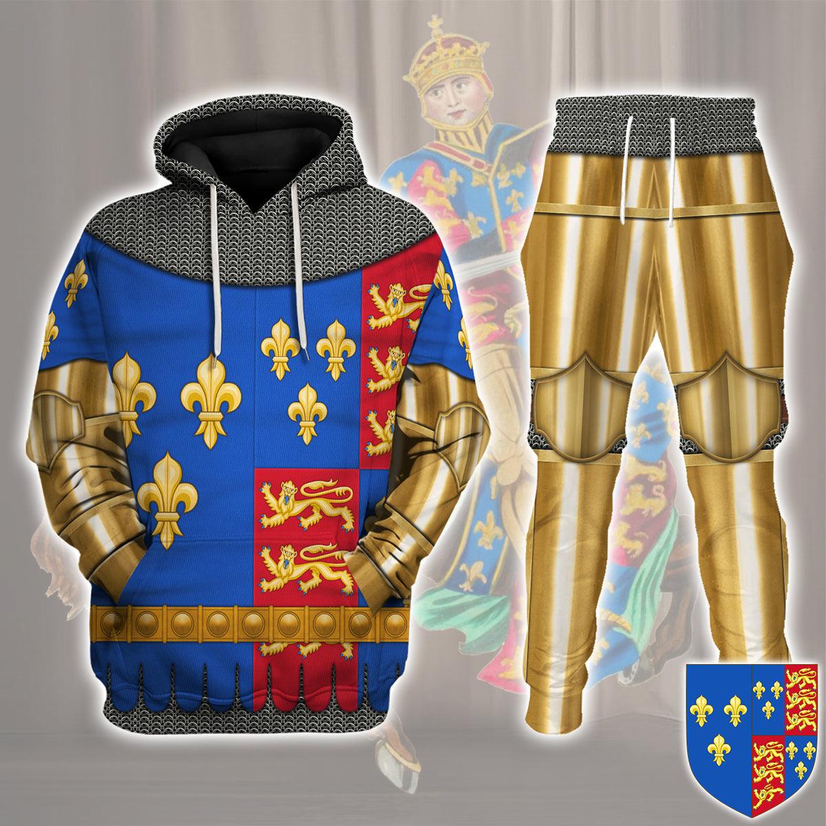 Henry VI Of England Amour Knights Costume Hoodie Sweatshirt T-Shirt Tracksuit