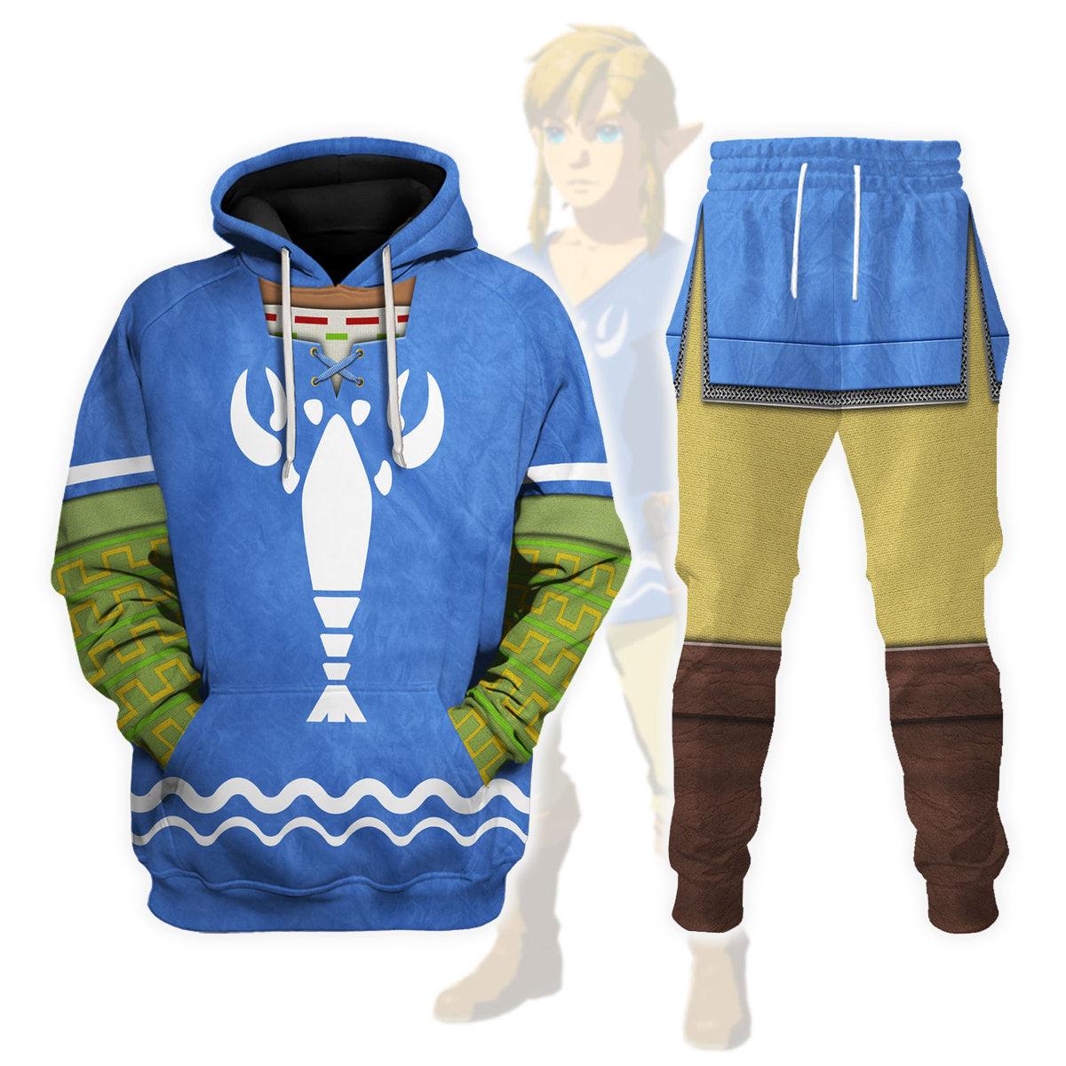 Hero’s Clothes – Wind Waker Attire New Unisex Hoodie Sweatshirt T-shirt Sweatpants Cosplay