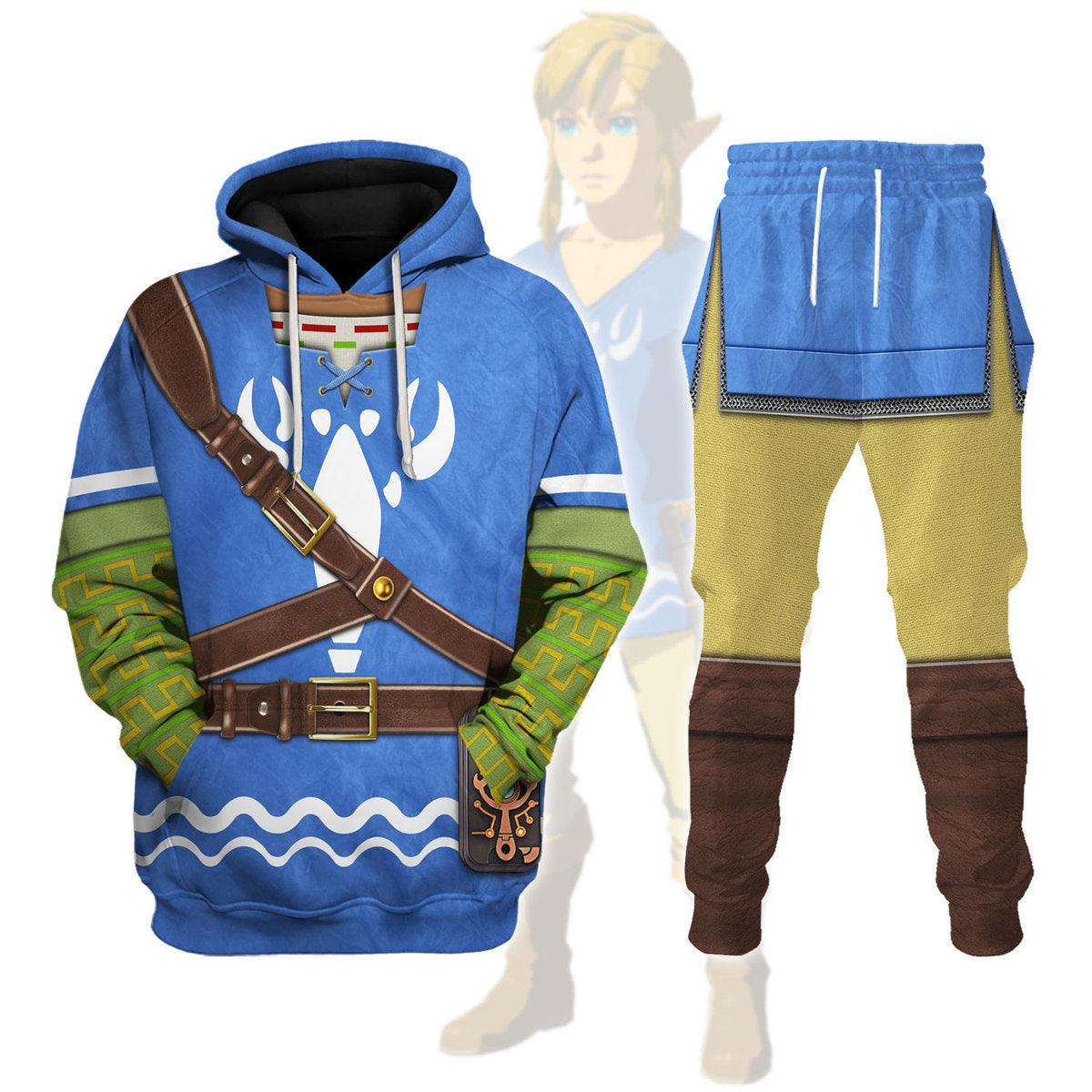 Hero’s Clothes – Wind Waker Attire Unisex Hoodie Sweatshirt T-shirt Sweatpants Cosplay