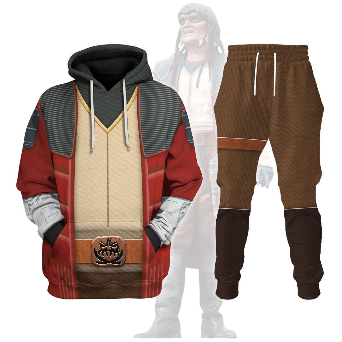 Hondo Ohnaka’s Pirate Costume Hoodie Sweatshirt T-Shirt Sweatpants