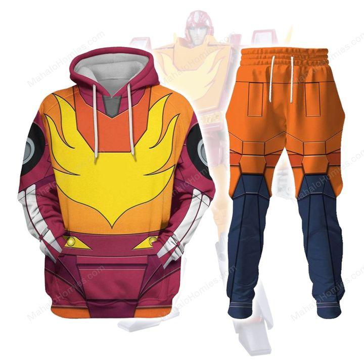 Hot Rodimus Costume Cosplay Hoodie Tracksuit