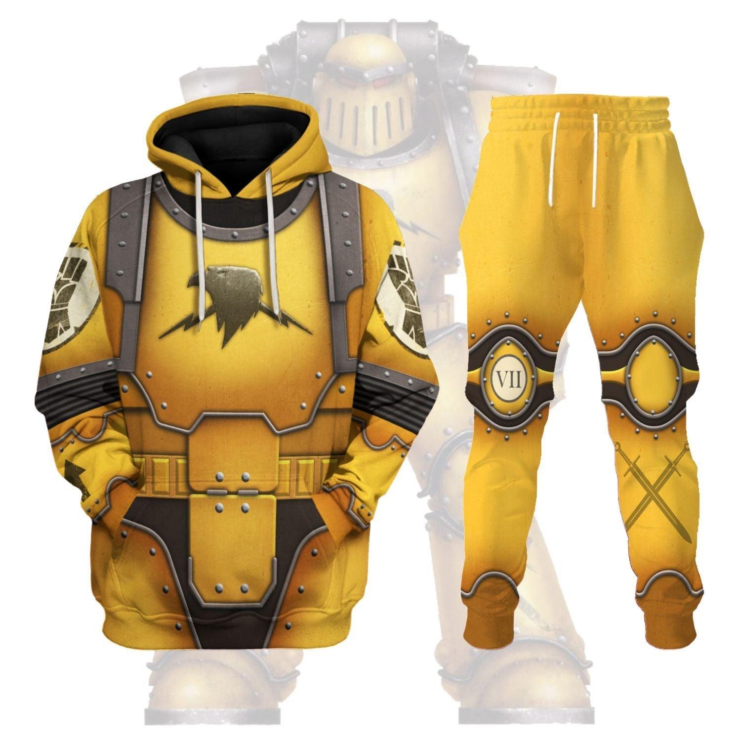 Imperial Fists in Mark III Power Armor T-shirt Hoodie Sweatpants Cosplay