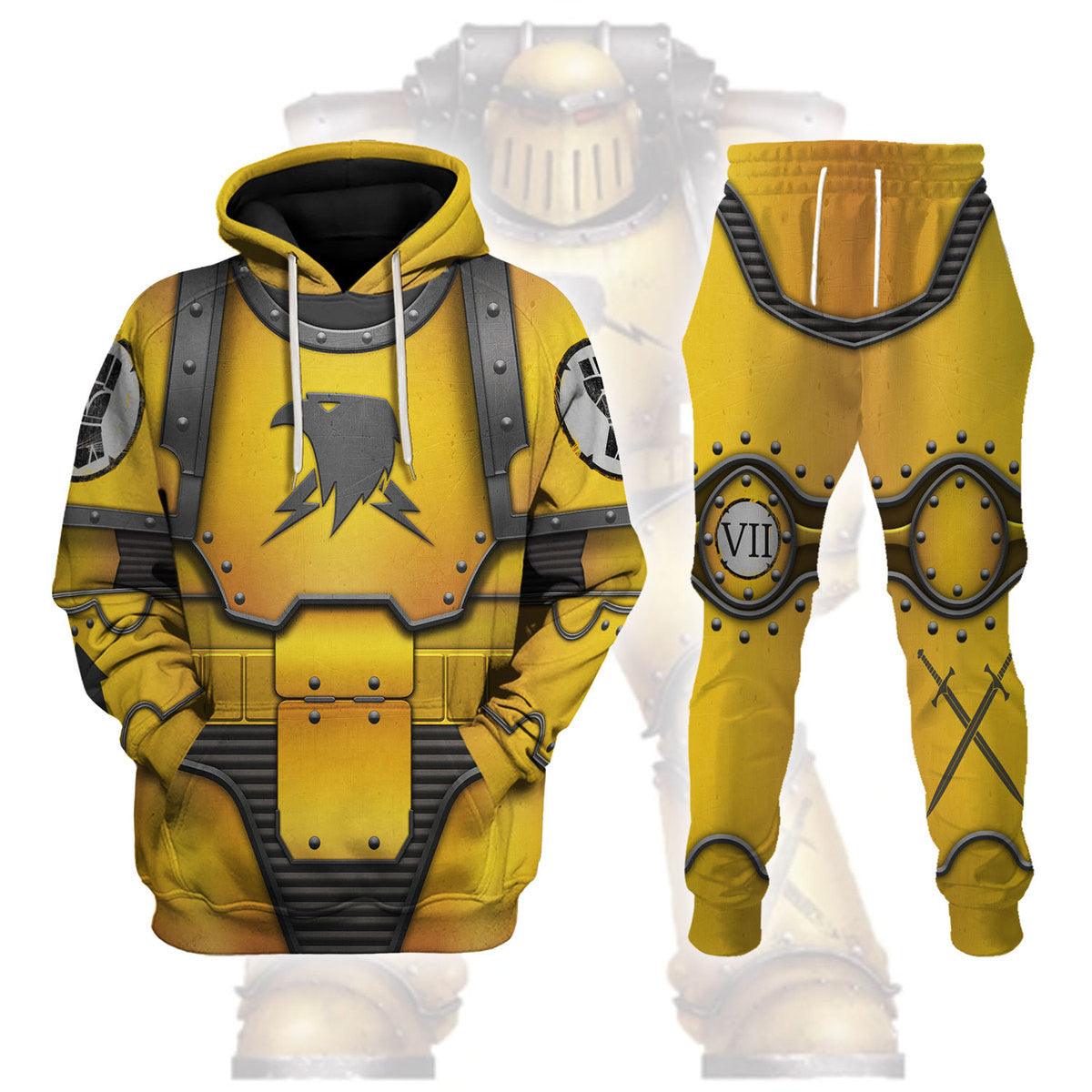 Imperial Fists in Mark III Power Armor T-shirt Hoodie Sweatpants Cosplay