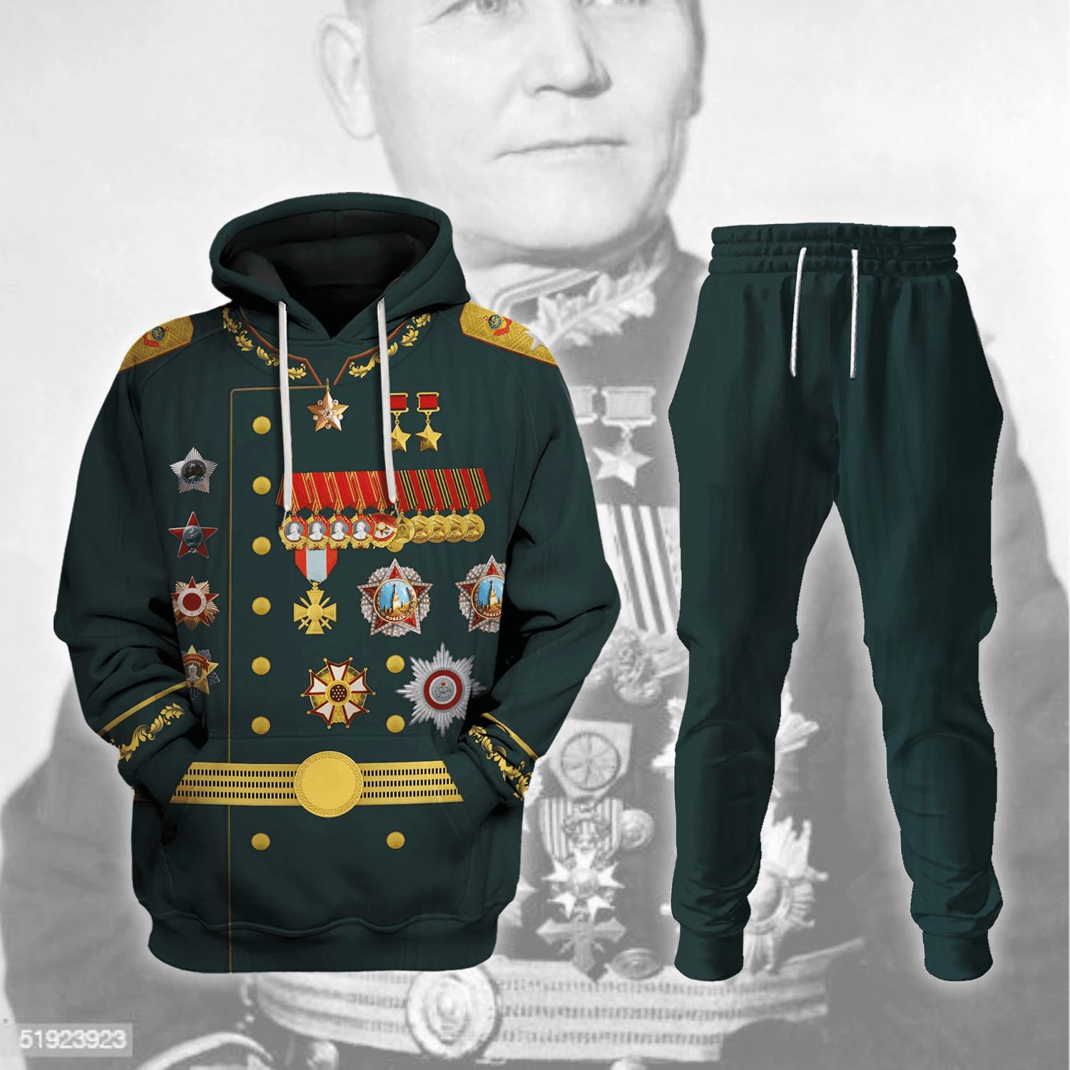 Ivan Stepanovich Koniev Costume Hoodie Sweatshirt T-Shirt Tracksuit