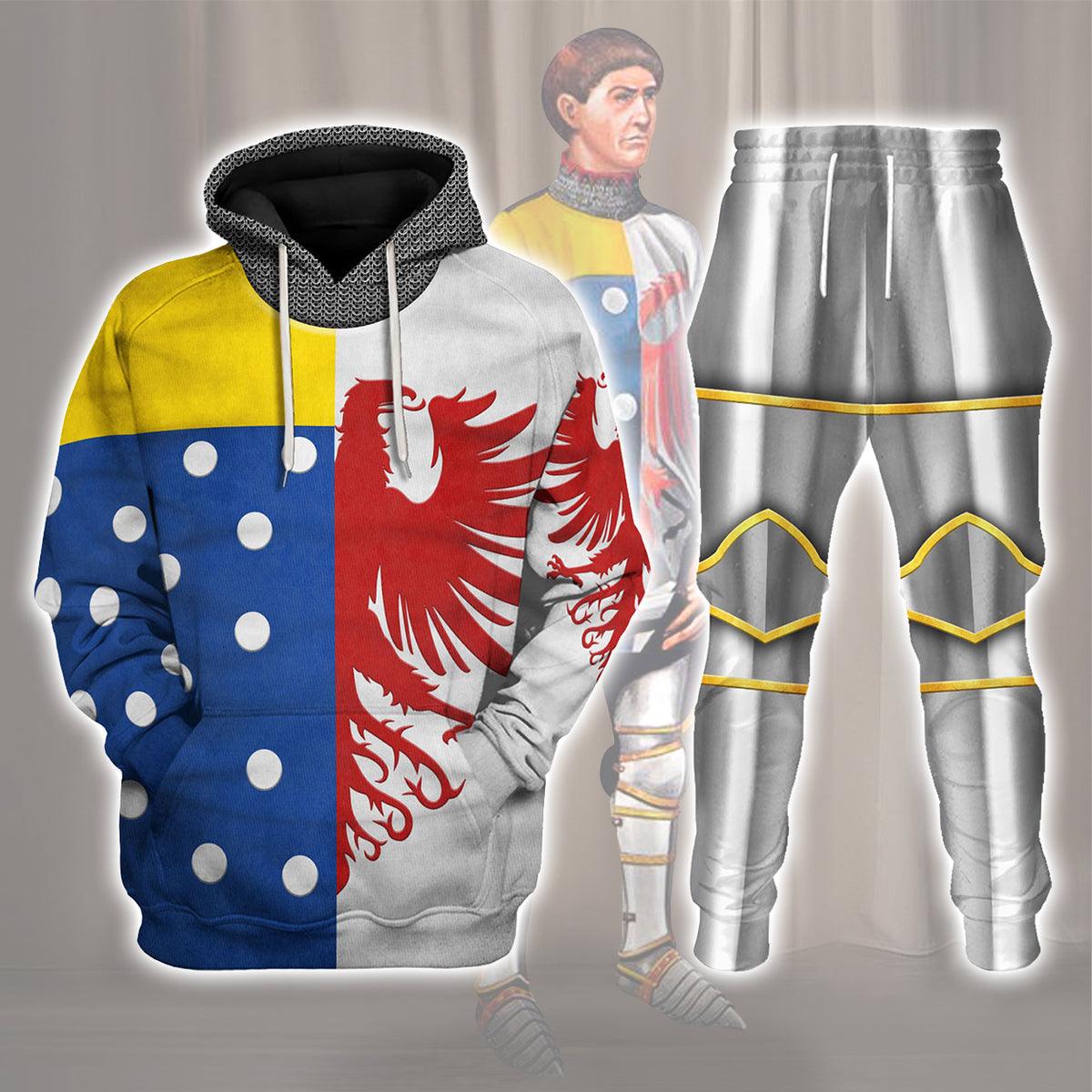 Jean le Meingre – Battle of Agincourt Costume Hoodie Sweatshirt T-Shirt Tracksuit