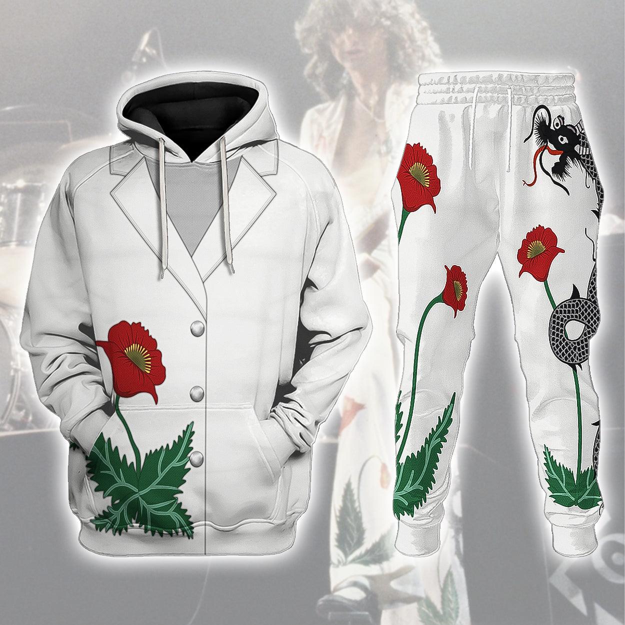 Jimmy Page 1977 Costume V1 Hoodie Sweatshirt T-Shirt Tracksuit