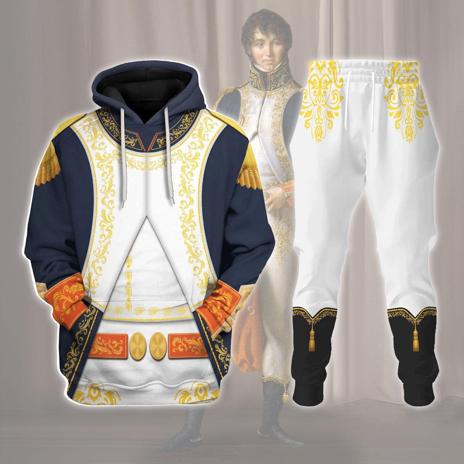 Joachim Murat Uniform Costume All Over Print Hoodie Sweatshirt T-Shirt Tracksuit