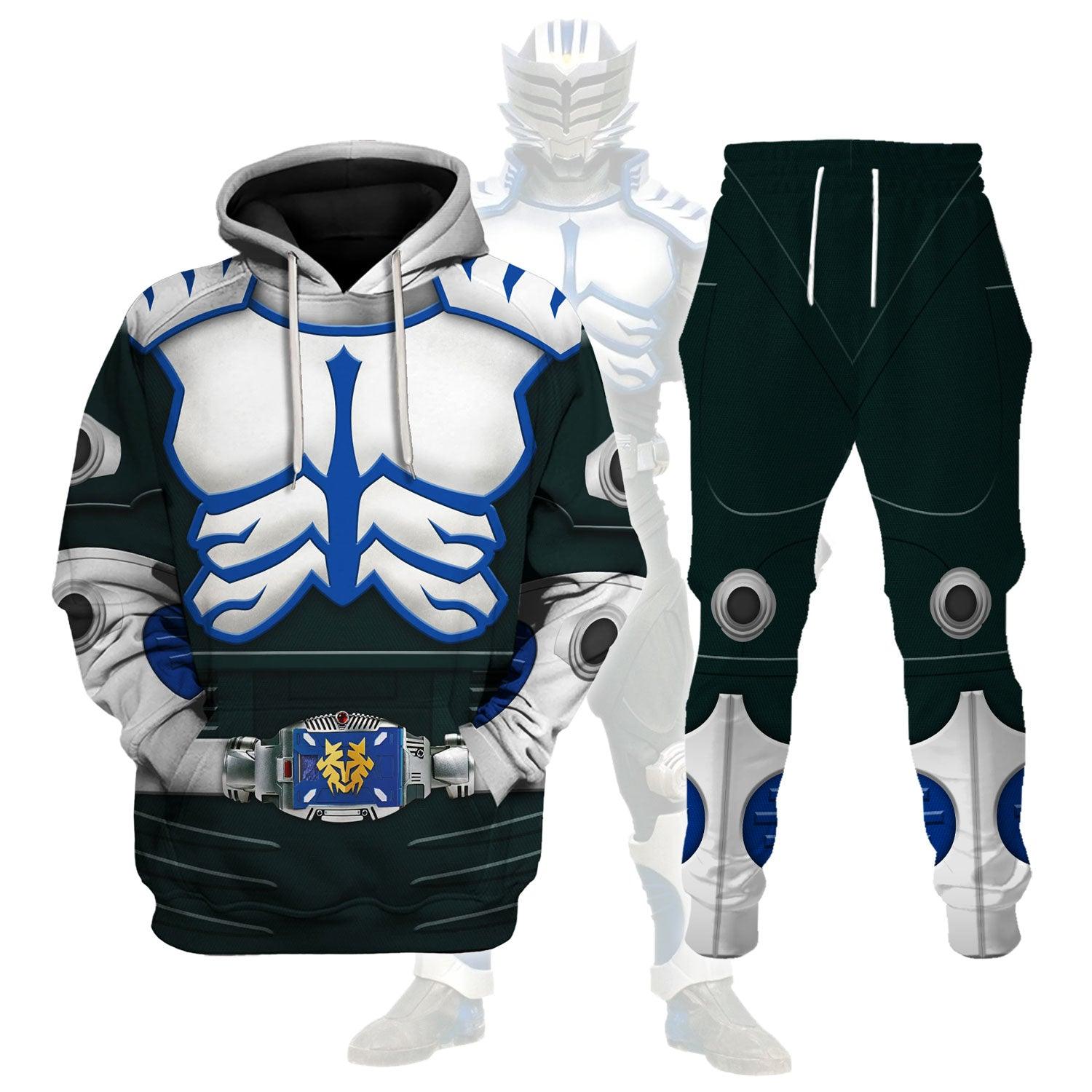 Kamen Rider Axe Cosplay Costumes Hoodie T-shirt Sweatpants Cosplay