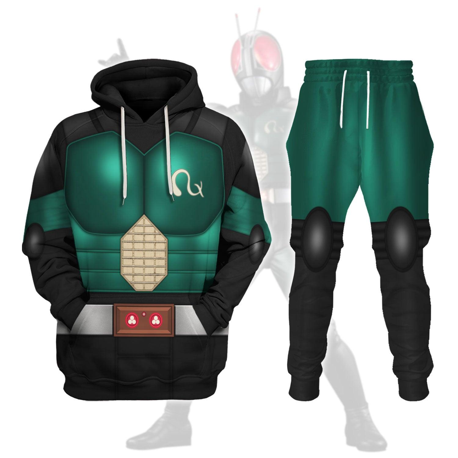 Kamen Rider Black RX Ultimate Article Cosplay Costumes Hoodie Sweatshirt T-shirt Tracksuit