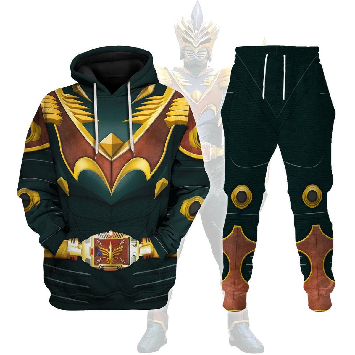 Kamen Rider Wrath Cosplay Costumes Hoodie T-shirt Sweatpants Cosplay