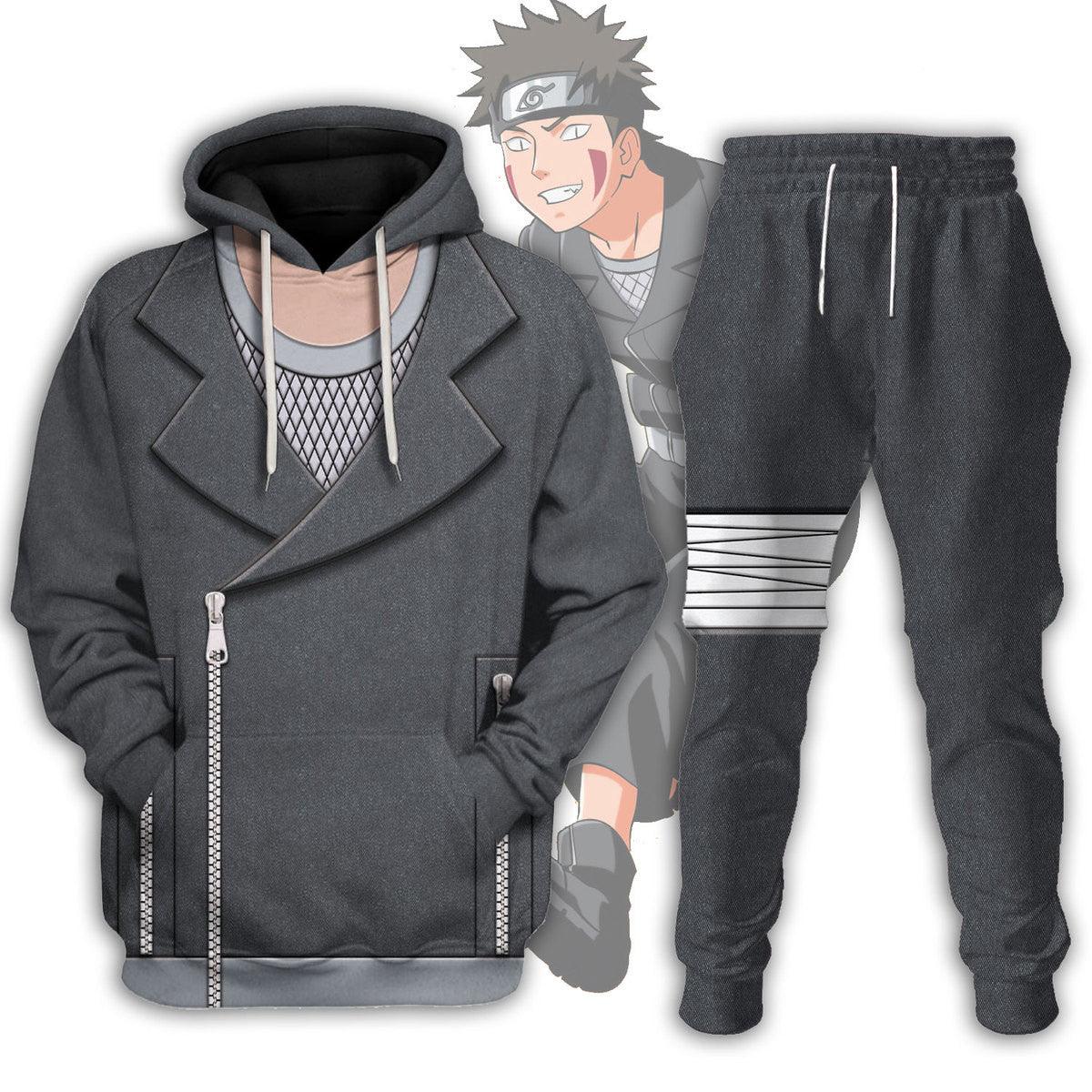 Kiba Naruto Cosplay Hoodie T-shirt Sweatpants