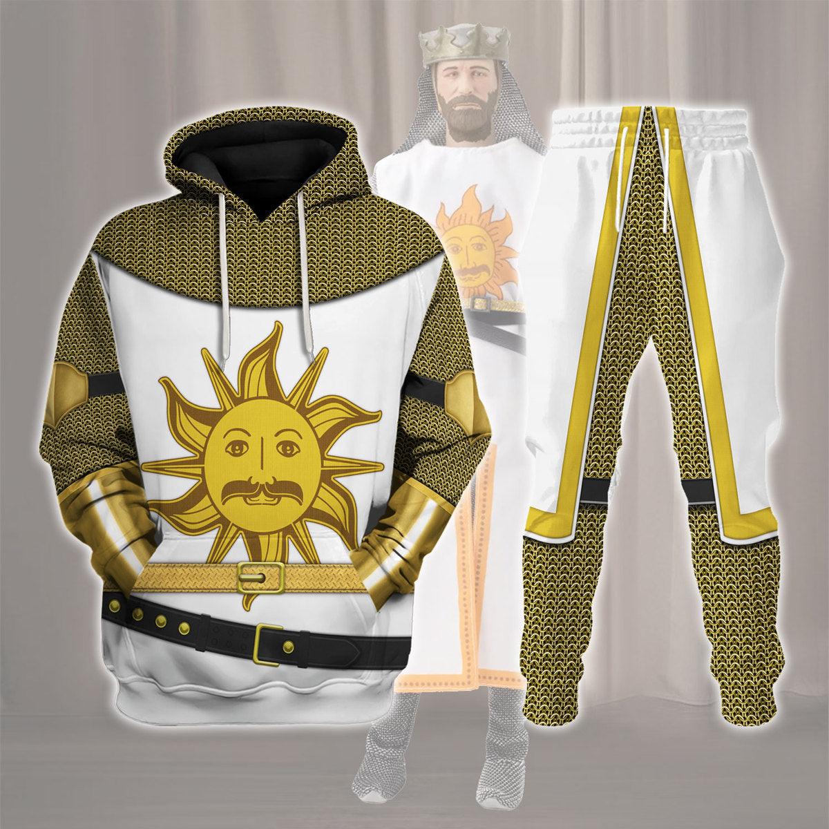 King Arthur Knight Costume Hoodie Sweatshirt T-Shirt Tracksuit