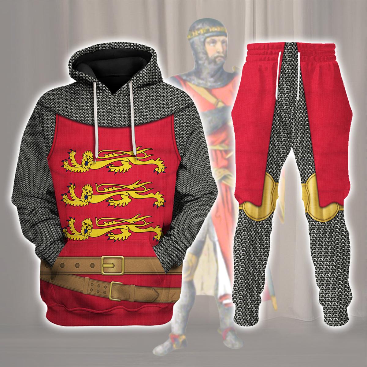 Knights Angevin Empire Costume Hoodie Sweatshirt T-Shirt Tracksuit