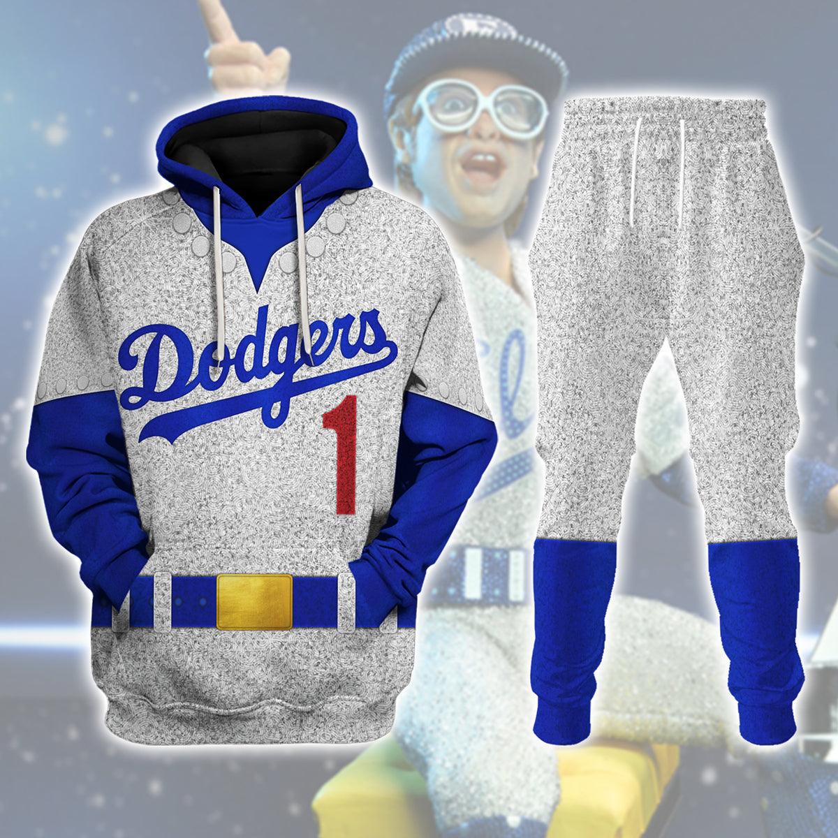 LAD Baseball Player Costume Hoodie Sweatshirt T-Shirt Tracksuit