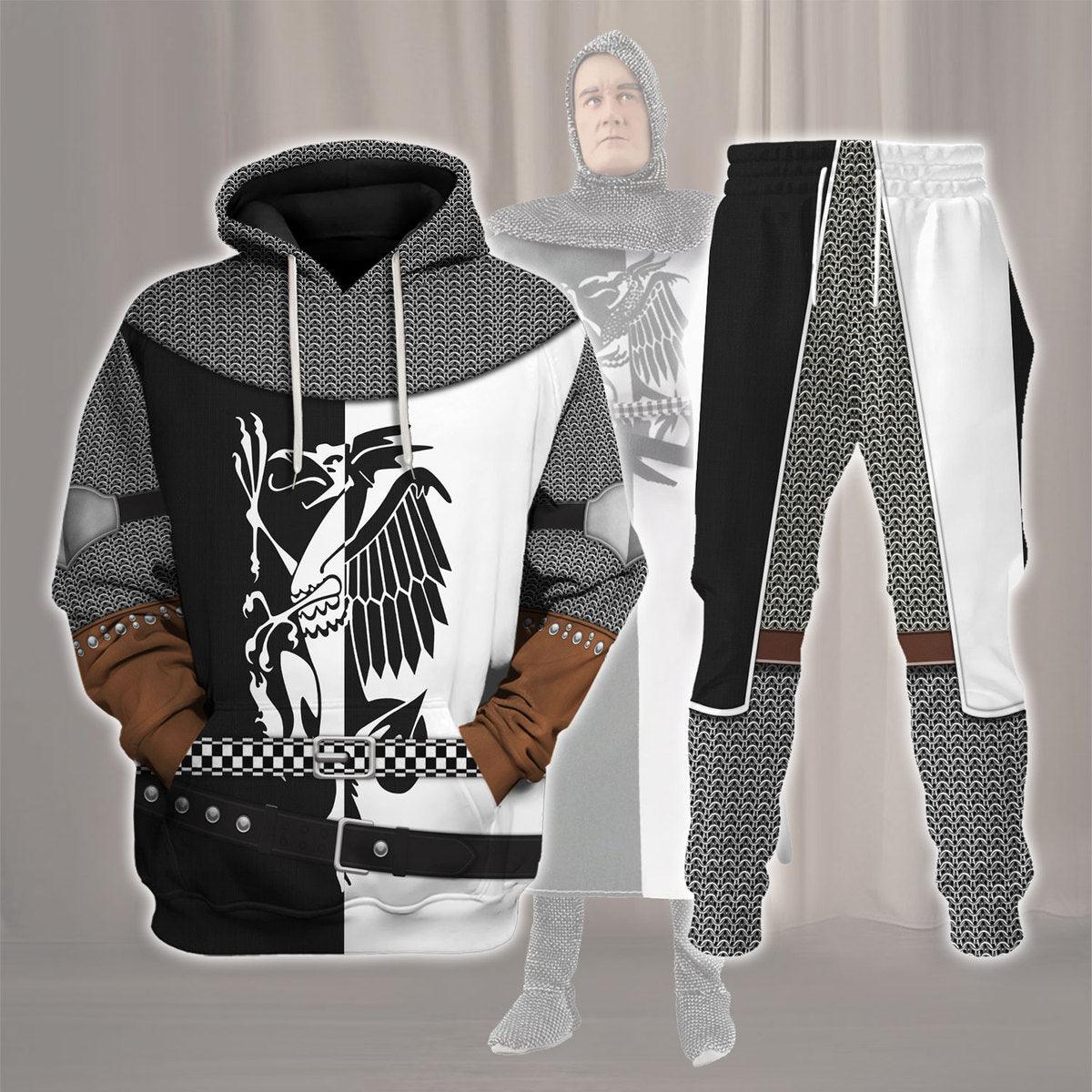 Lancelot Knight Costume Hoodie Sweatshirt T-Shirt Tracksuit