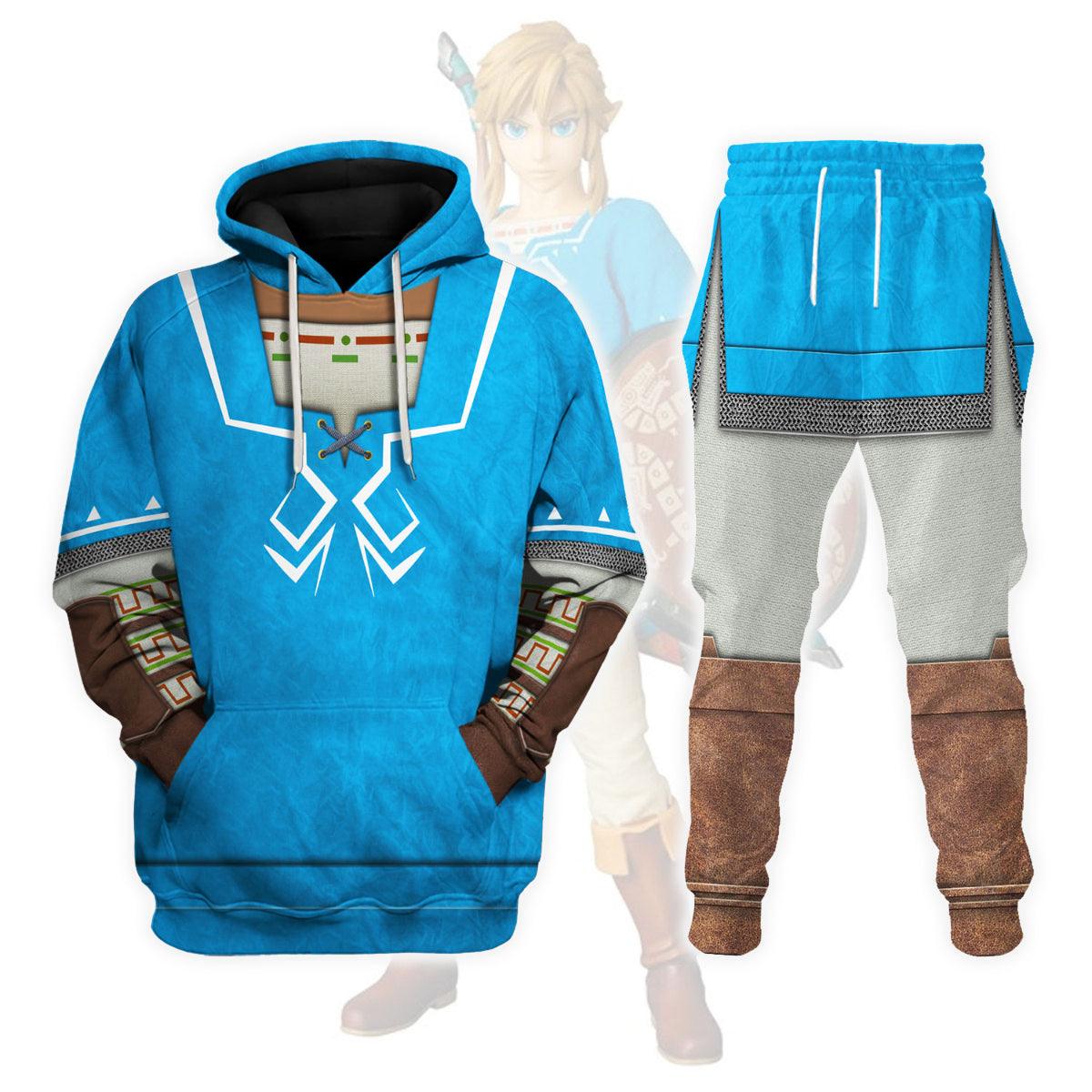 Link Attire Champion’s Tunic New Unisex Hoodie Sweatshirt T-shirt Sweatpants Cosplay