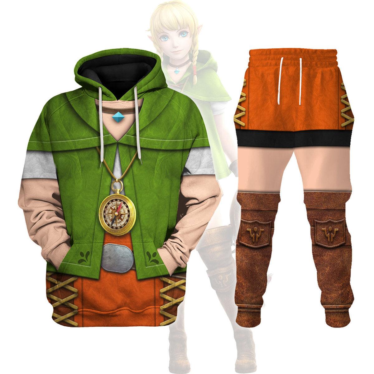 Linkle Attire Unisex Hoodie Sweatshirt T-shirt Sweatpants Cosplay