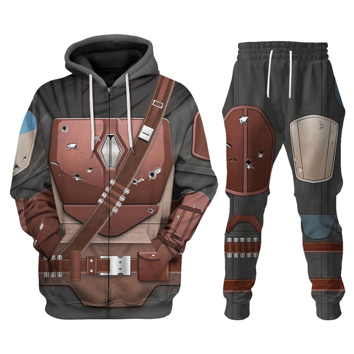 Mandalorian Costume Hoodie Sweatshirt T-Shirt Sweatpants