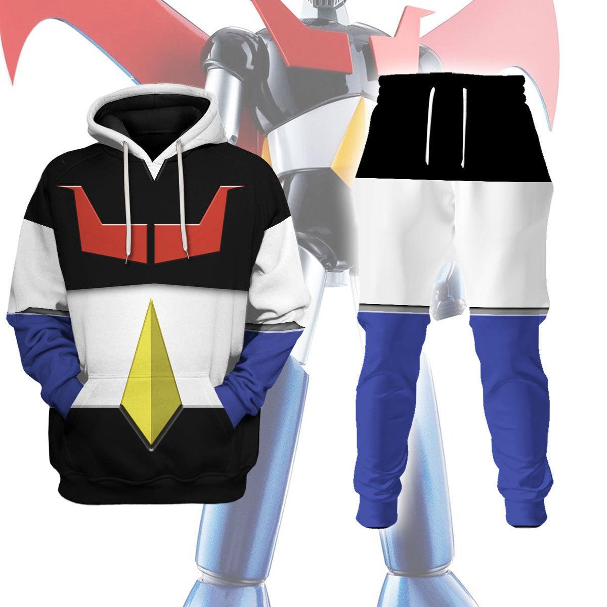 Mazinger Z Tranzor Z Cosplay Costumes: Hoodies, T-Shirts, and Tracksuits