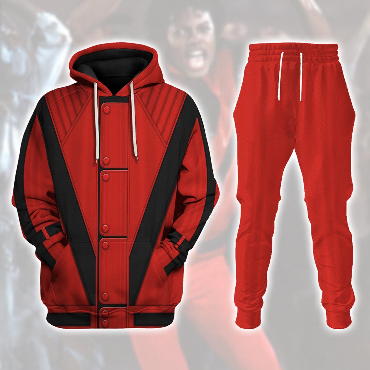 Michael Jackson Costume Hoodie Sweatshirt T-Shirt Tracksuit