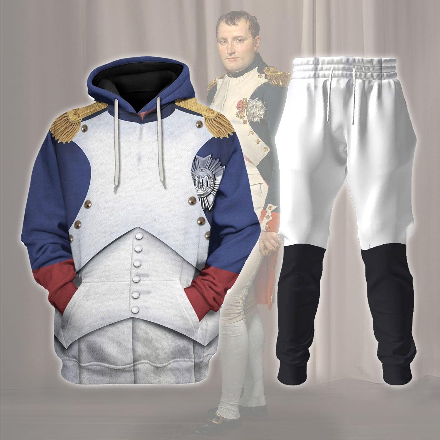 Napoleon Bonaparte I Costume Hoodie Sweatshirt T-Shirt Tracksuit