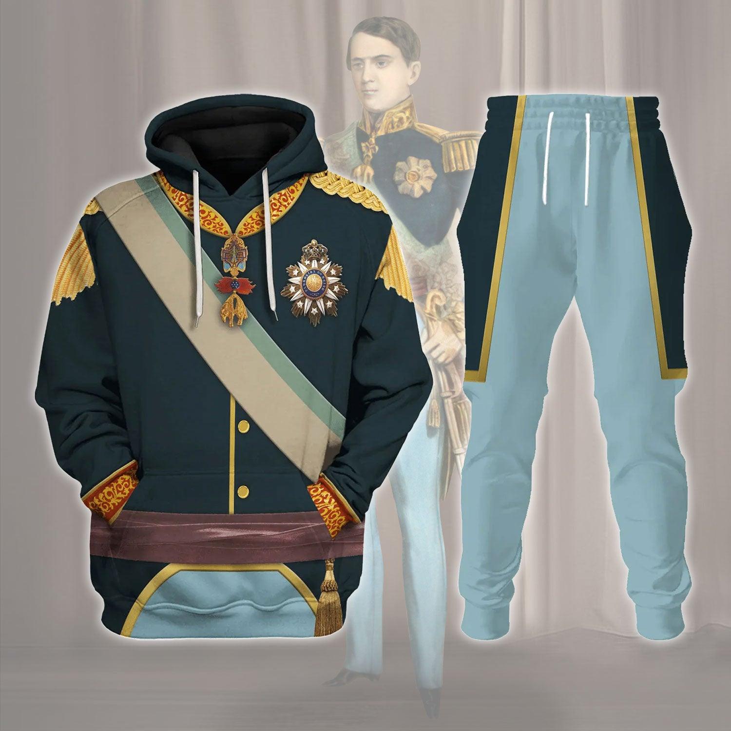 Pedro V of Portugal Costume Hoodie Sweatshirt T-Shirt Tracksuit