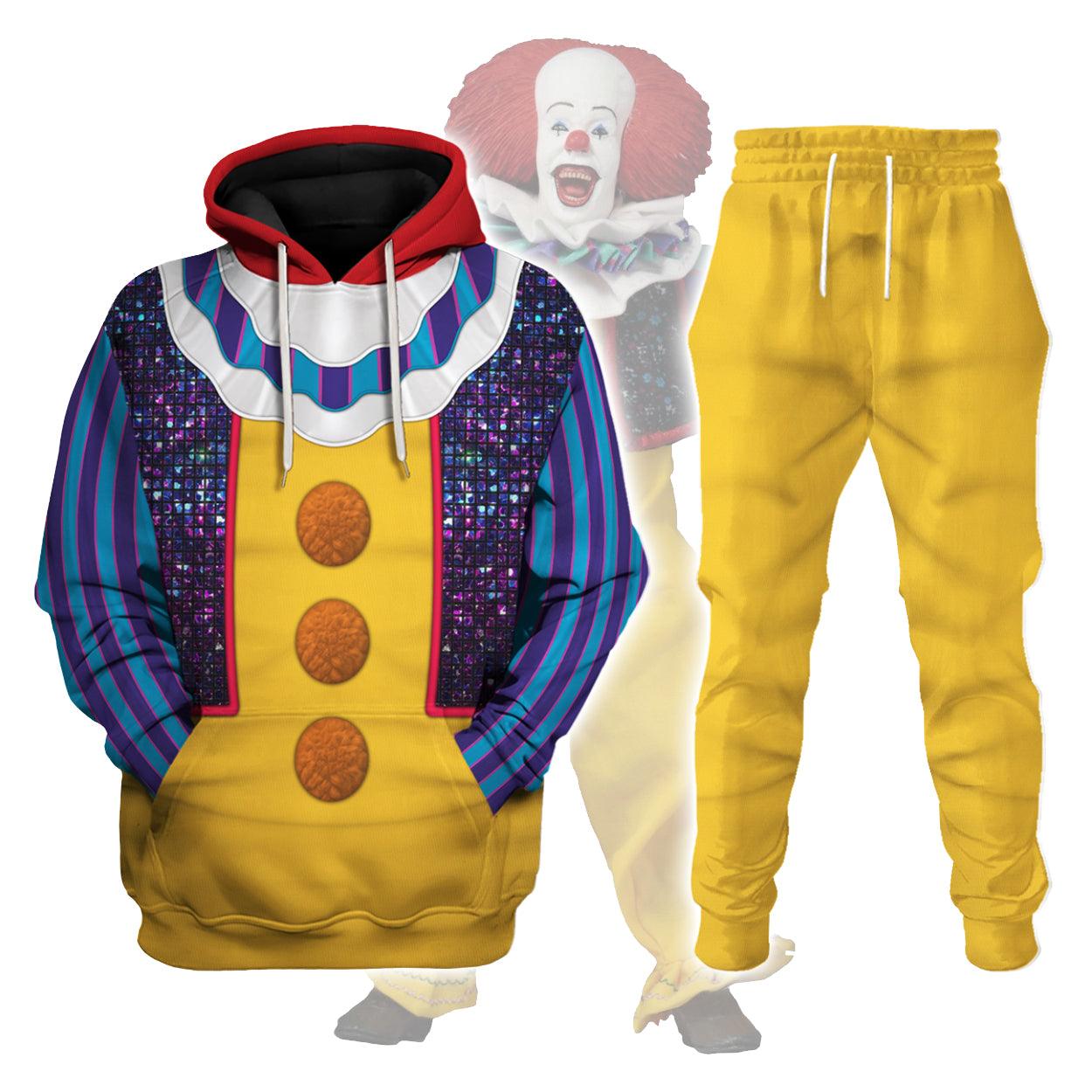 Pennywise 1990 Costume Hoodie Sweatshirt T-Shirt Tracksuit