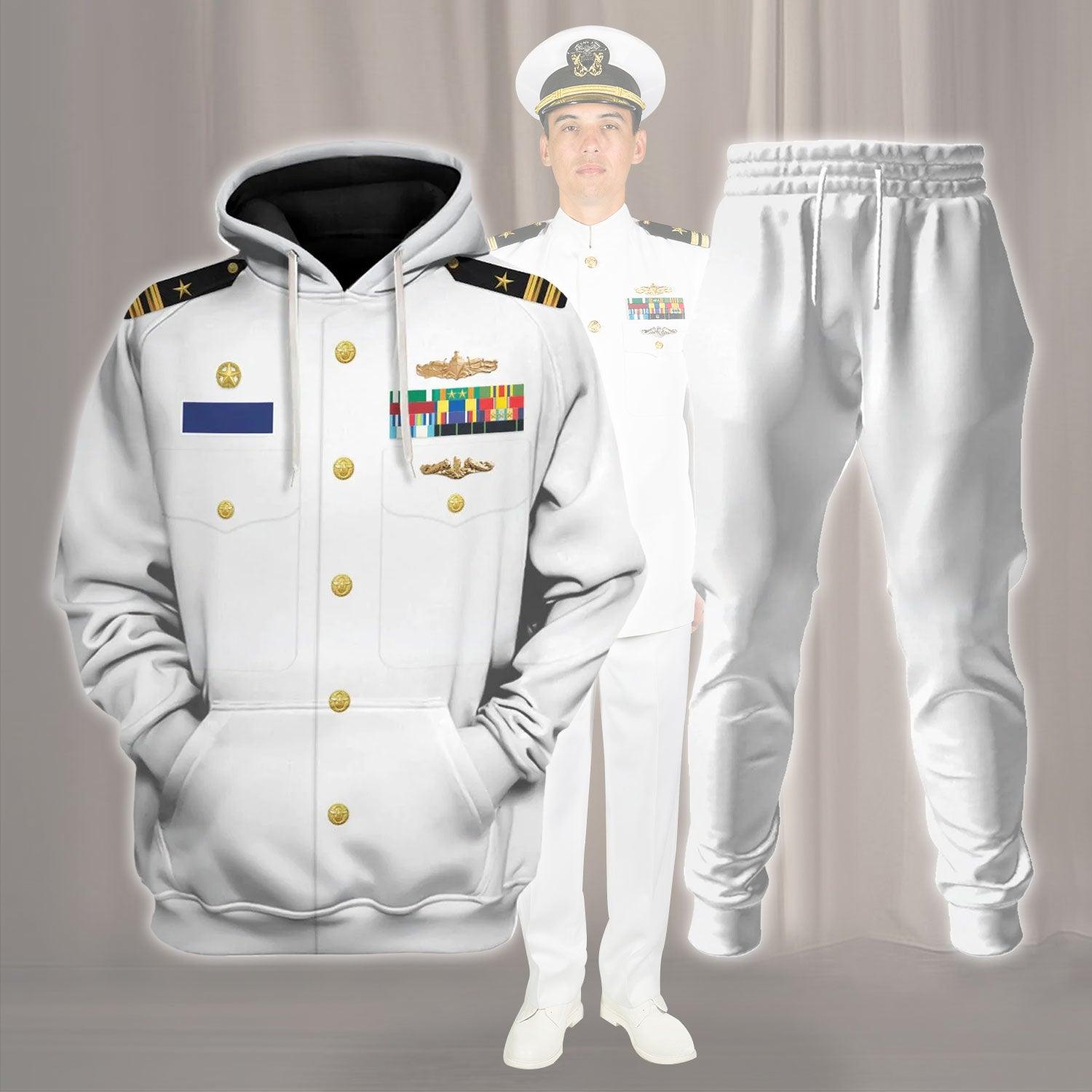 Personalized Rank and Branches US Navy Costume Hoodie Sweatshirt T-Shirt Tracksuit