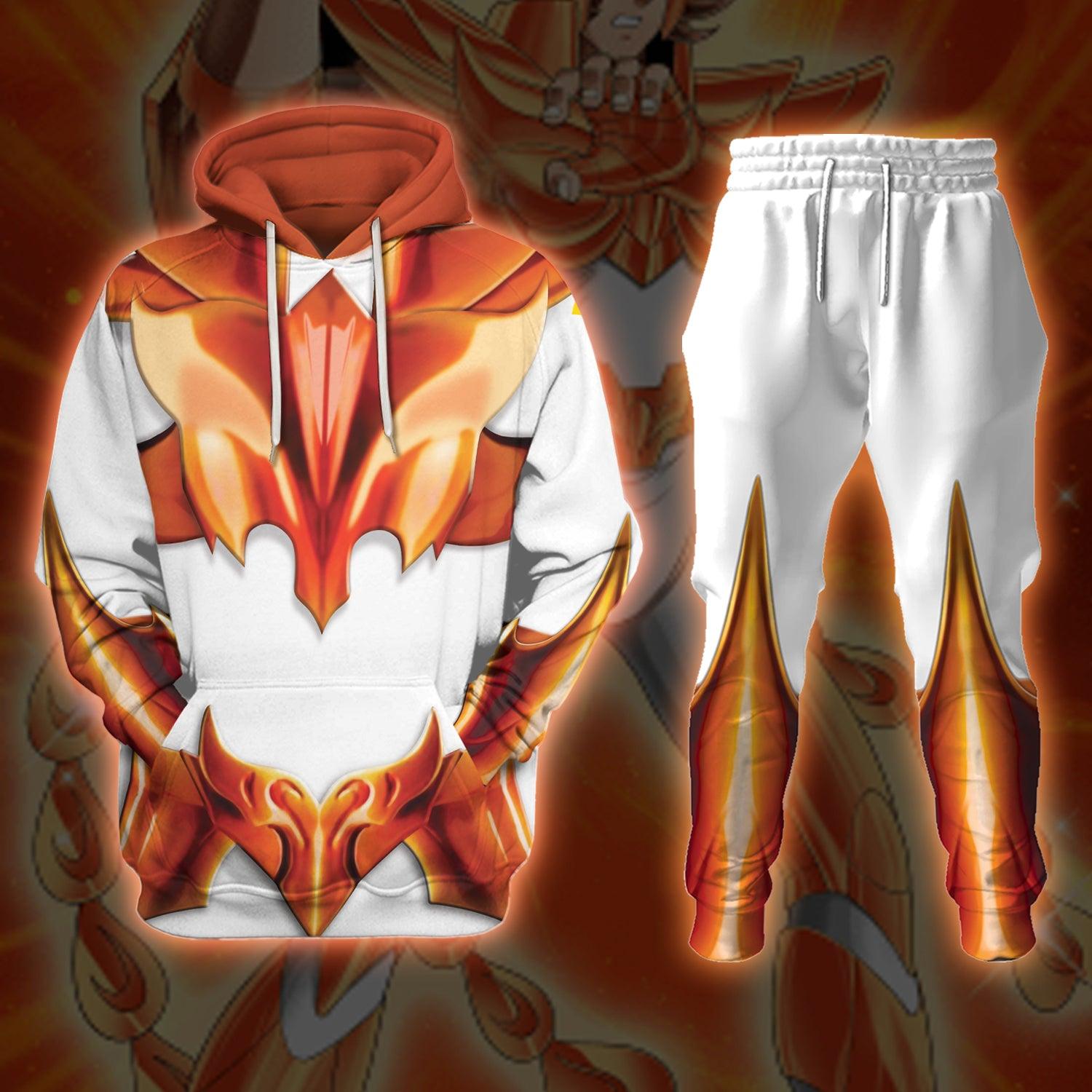 Phoenix Ikki Saint Seiya Costume Hoodie Sweatshirt T-Shirt Tracksuit