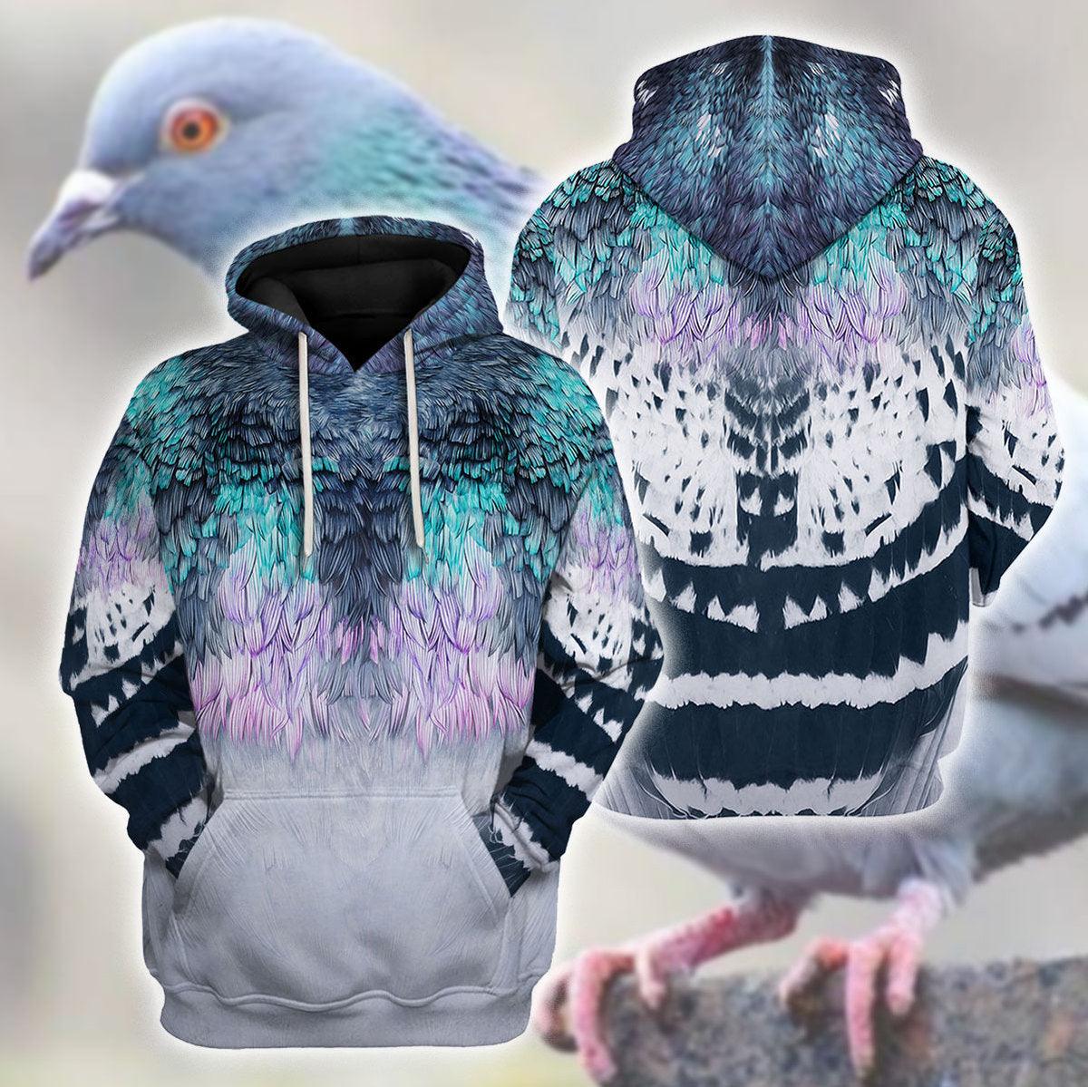 Pigeons Animal Cosplay T-shirt Hoodie Sweatpants Apparel