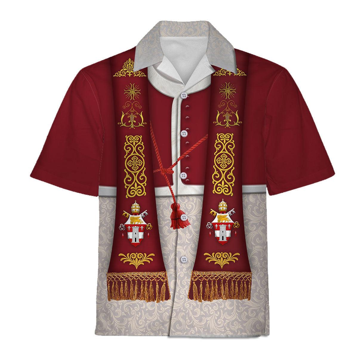 Pope John XXIII Vestment Hawaiian Shirt