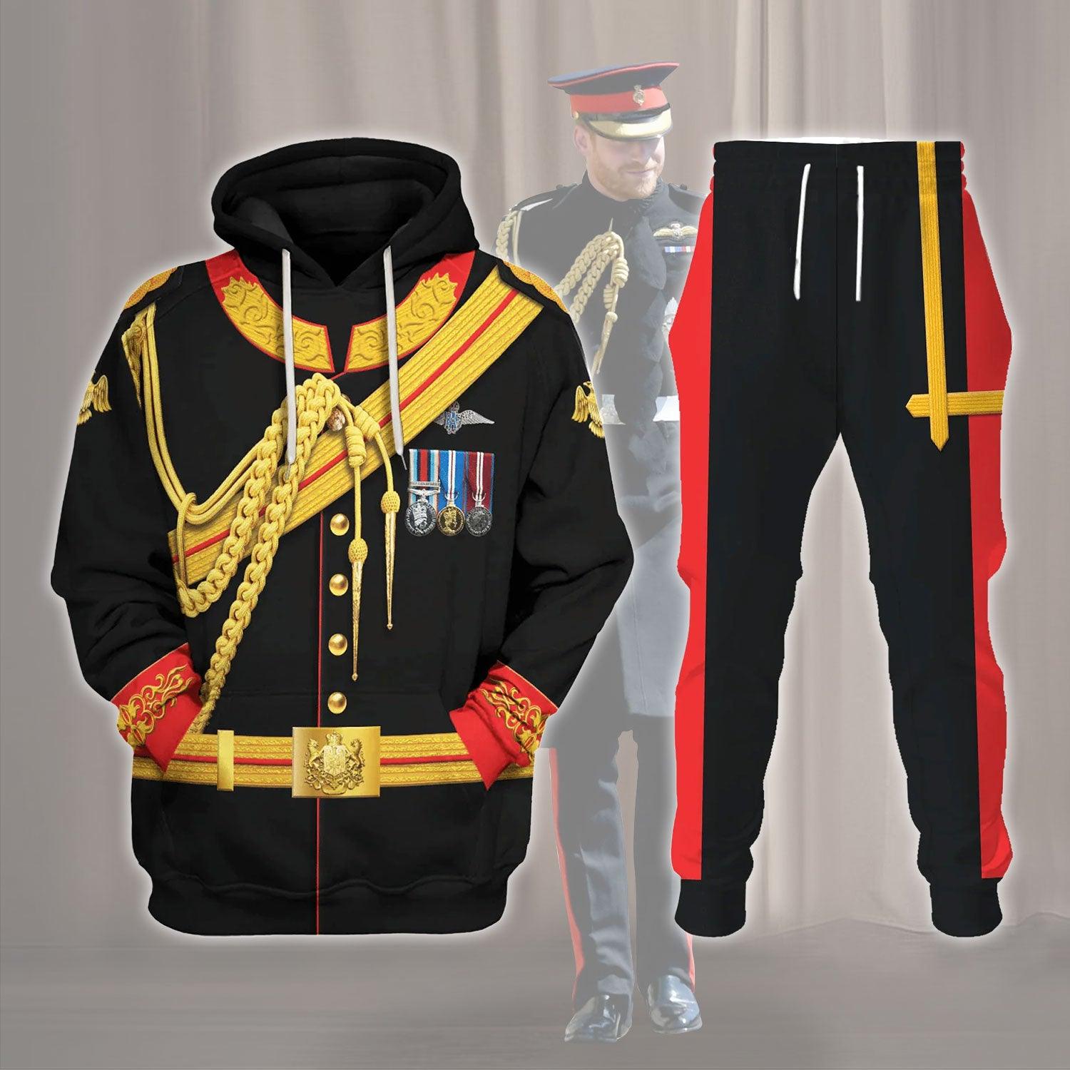 Prince Harry, Duke of Sussex Costume Hoodie Sweatshirt T-Shirt Tracksuit