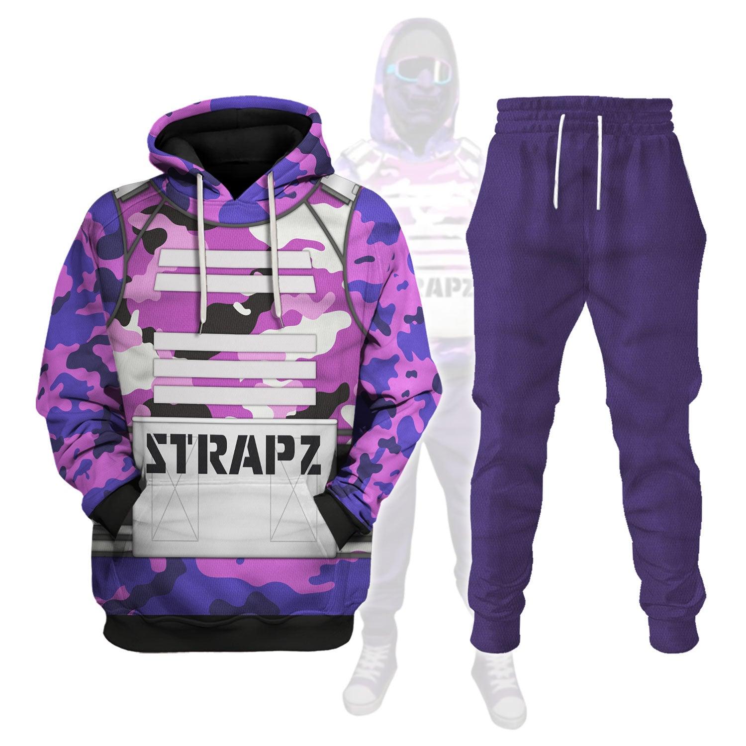 Purple Troop Outfit GTA Cosplay Hoodie Sweatshirt T-Shirt Tracksuit