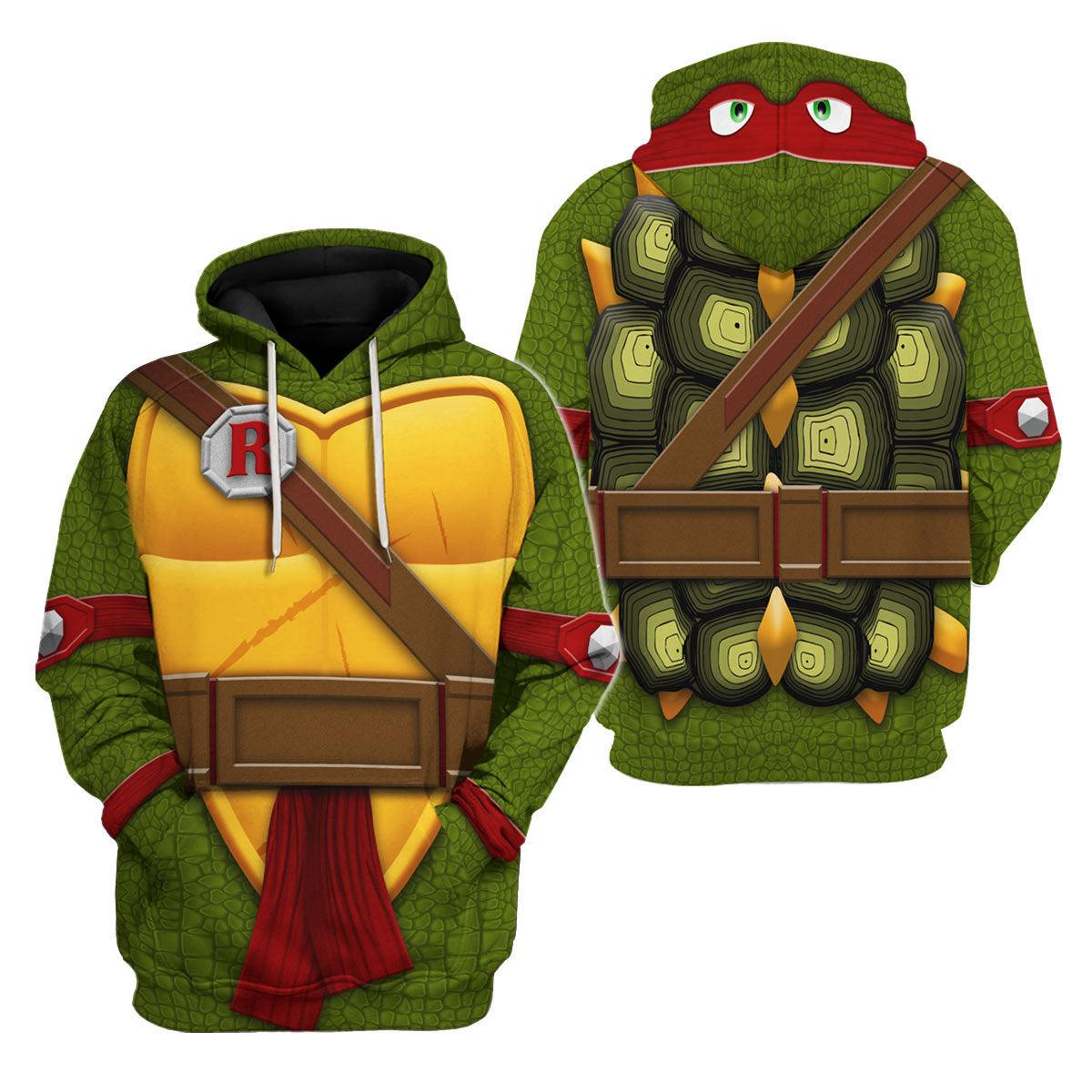 Raphael TMNT Costume Hoodie Sweatshirt T-Shirt Sweatpants