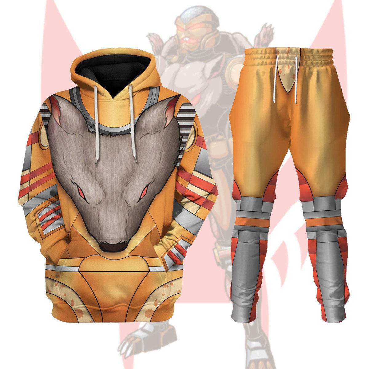 Rattrap Beast Wars Costume Cosplay Hoodie Tracksuit