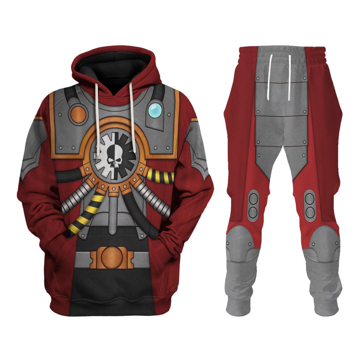 Red Adeptus Mechanicus T-shirt Hoodie Sweatpants Cosplay