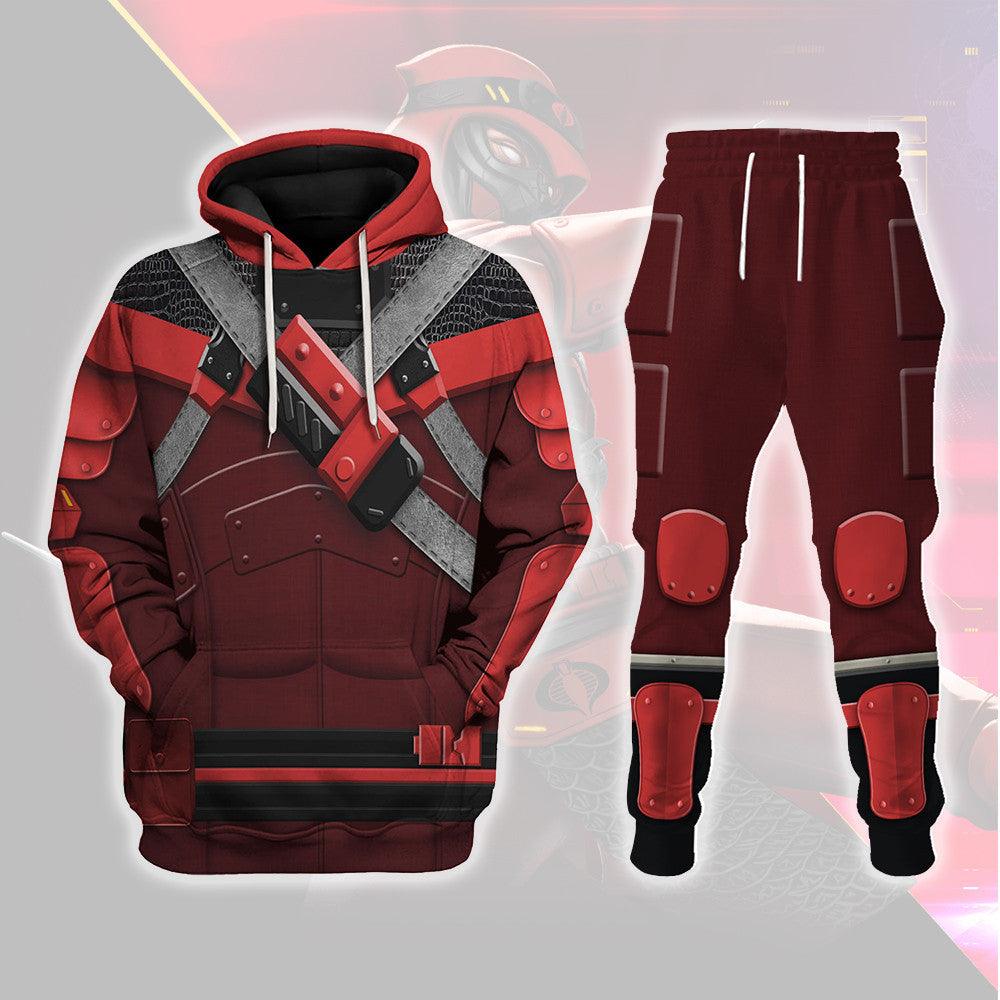 Red Ninja Viper Costumes Hoodie Sweatshirt T-Shirt