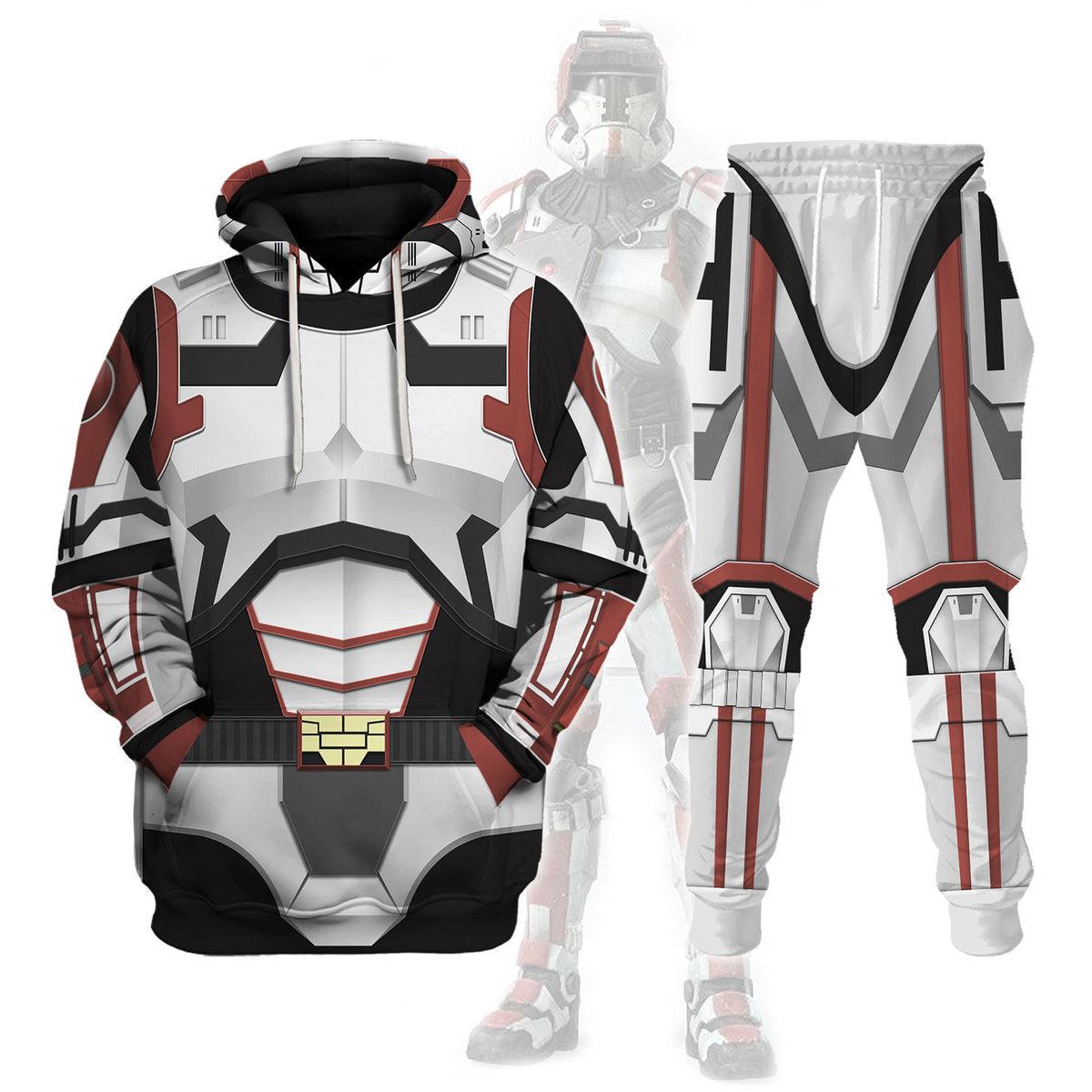 Republik Trooper Armor Costume Hoodie Sweatshirt T-Shirt Sweatpants