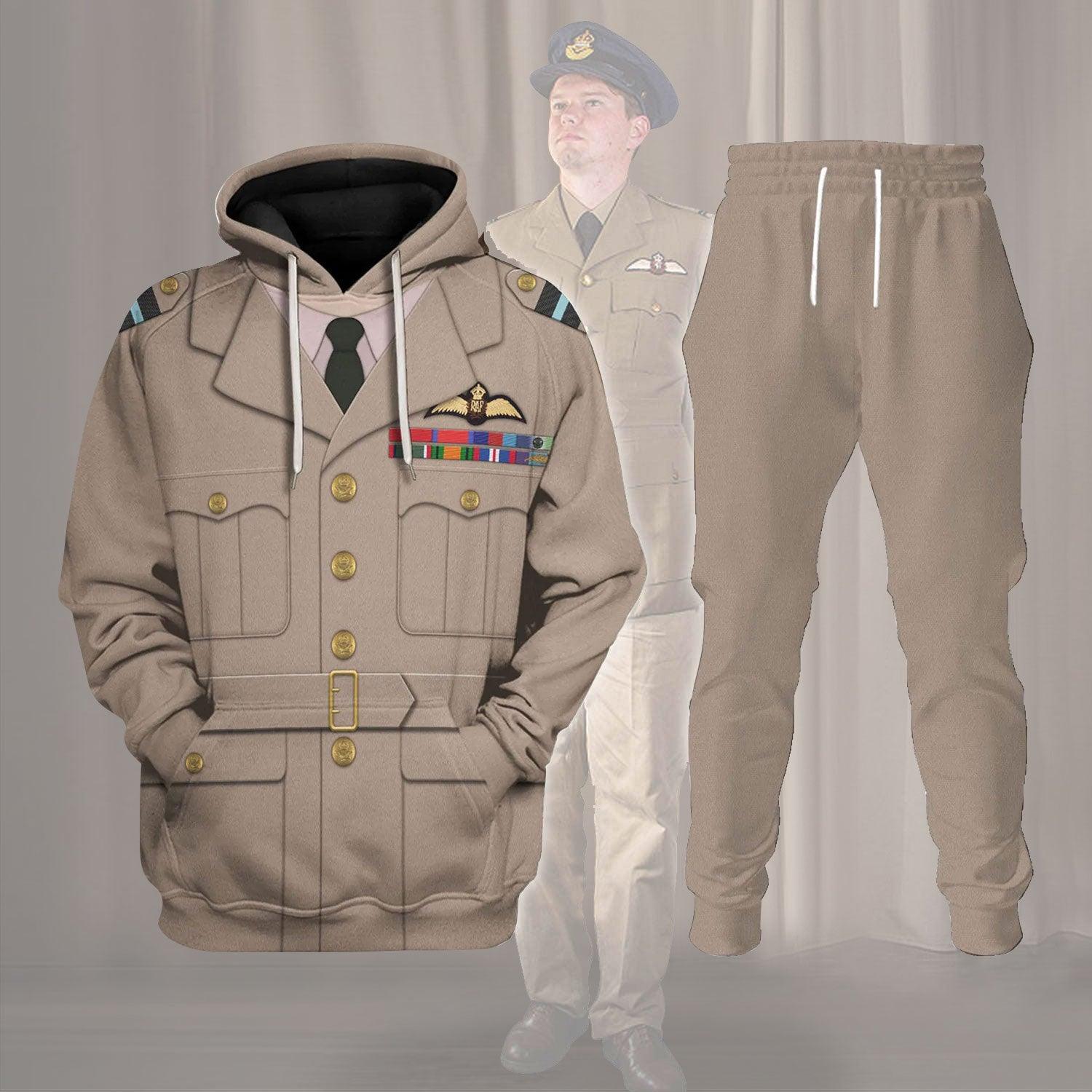 Royal Air Force Tropical Full Dress WW2 Costume Hoodie Sweatshirt T-Shirt Tracksuit