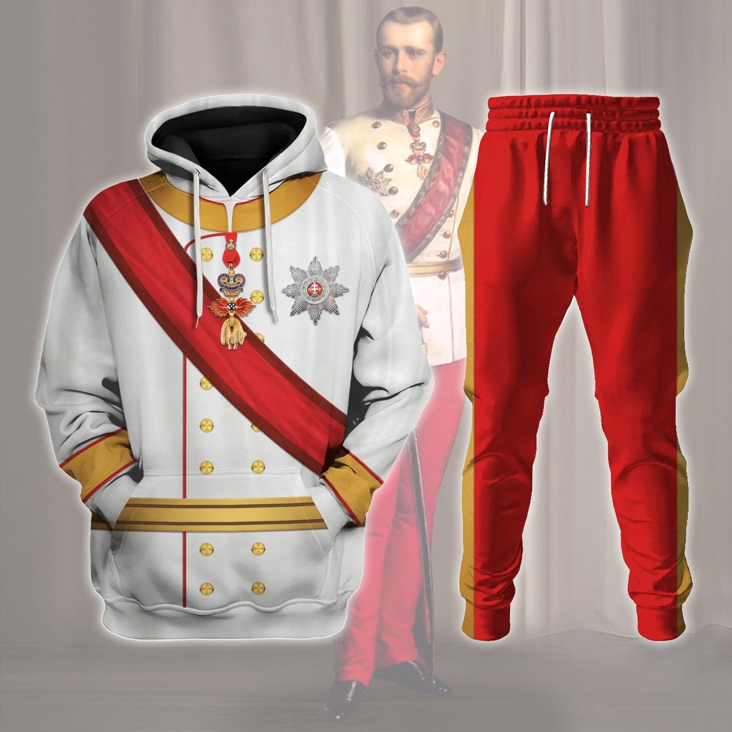 Rudolf – Crown Prince of Austria Costume Hoodie Sweatshirt T-Shirt Tracksuit