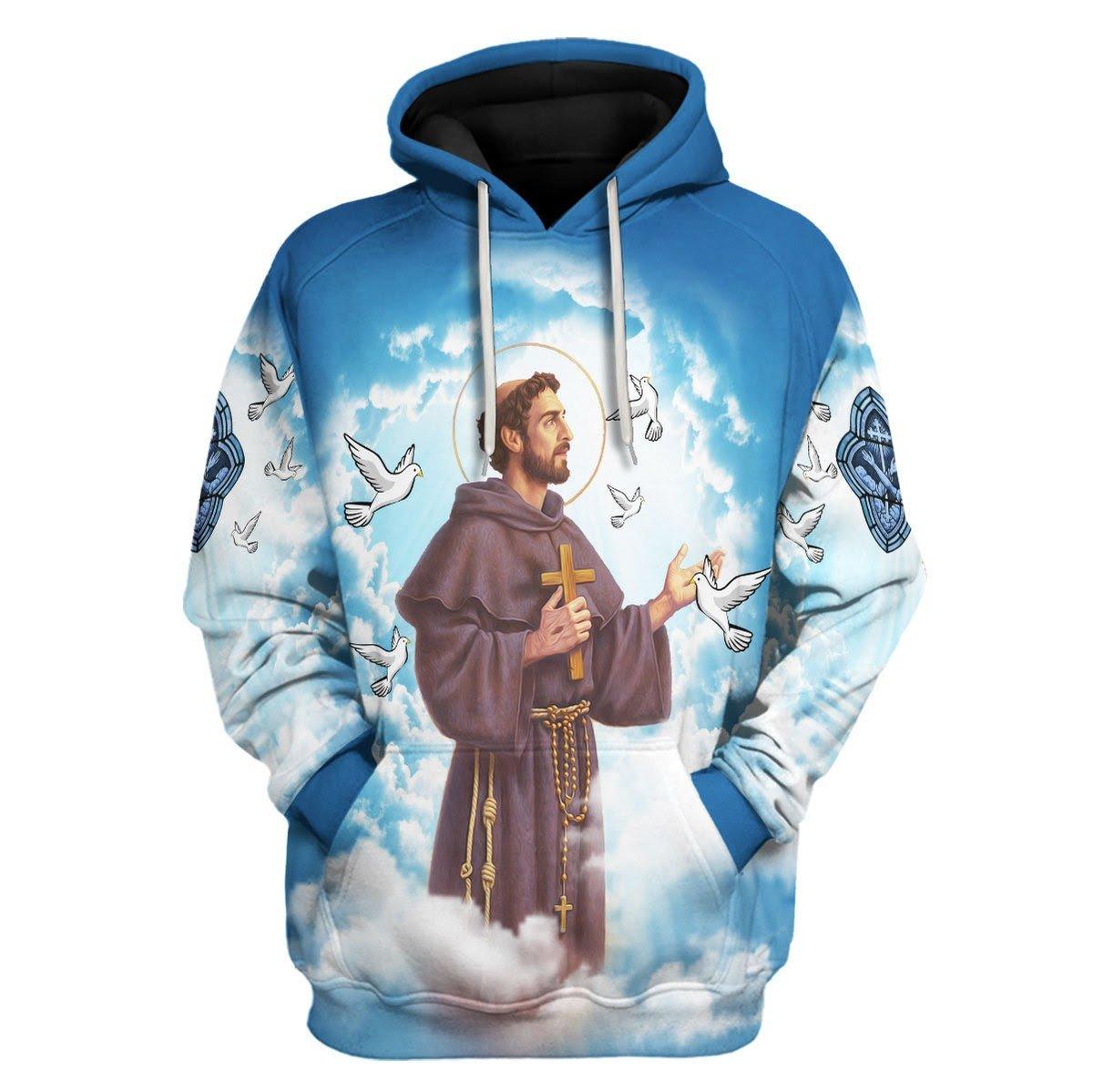 Saint Francis Of Assisi Hoodie Sweatshirt T-Shirt Sweatpants Apparel