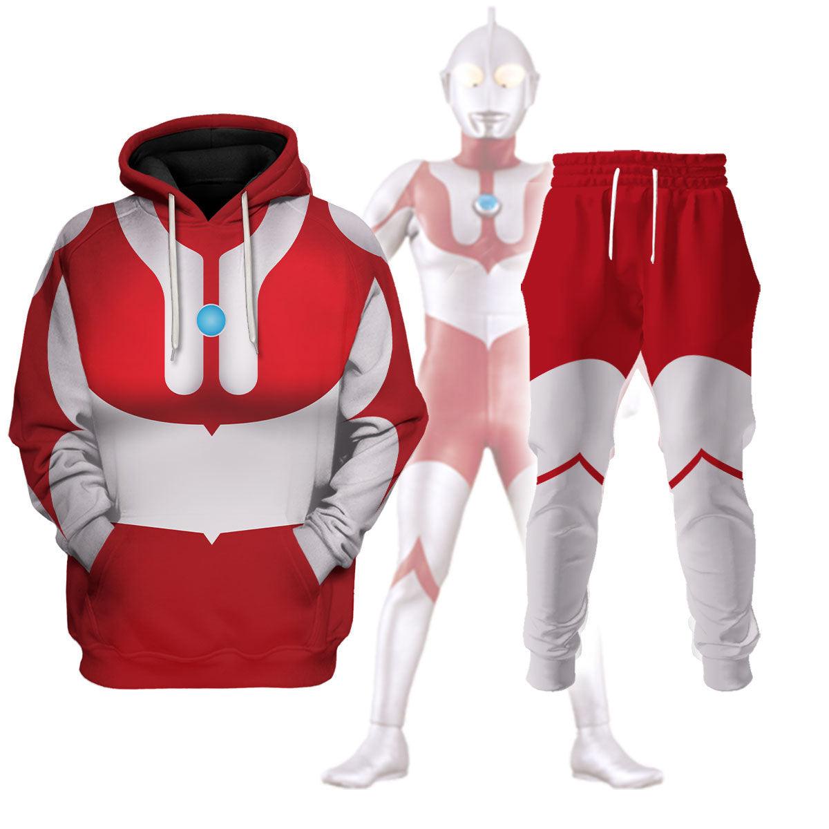 Shodai Ultraman Costume Hoodie Sweatshirt T-Shirt Tracksuit