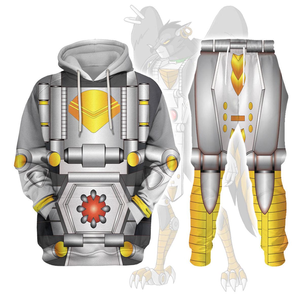 Silverbolt Beast Wars Costume Cosplay Hoodie Tracksuit